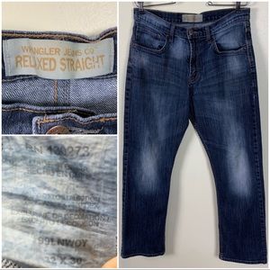 Wrangler Jeans 32x30 Relaxed Straight Denim Jeans